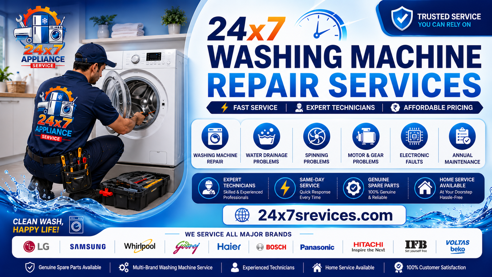 washing
